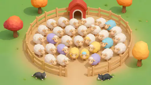 Sheep Dash: Sheep Away screenshot 1