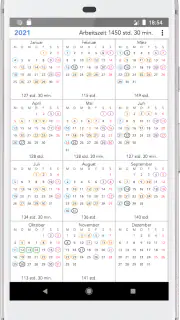 ShiftCal+ Dienstplan Kalender screenshot 2