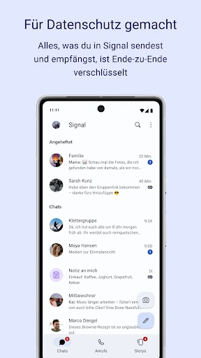 Signal – Sicherer Messenger screenshot