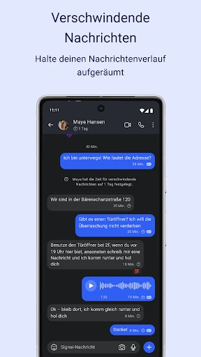 Signal – Sicherer Messenger screenshot