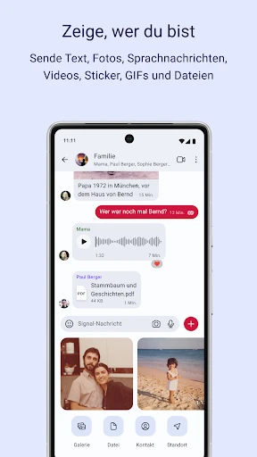 Signal – Sicherer Messenger screenshot