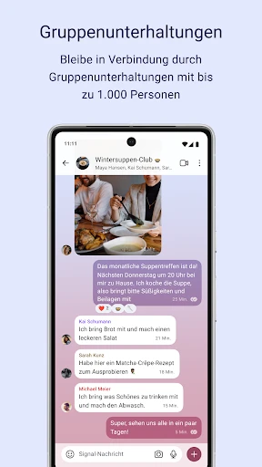 Signal – Sicherer Messenger screenshot