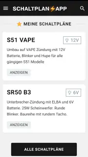 Simson Schaltplan App screenshot 1