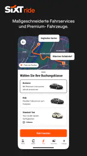 SIXT rent. share. ride. plus. screenshot 5