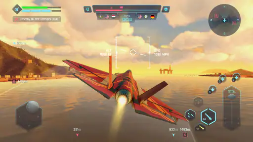 Sky Warriors: Flugzeugspiel screenshot