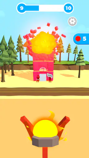 Slingshot Smash: Schießplatz screenshot