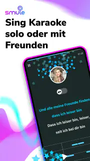 Smule: Sing & Nimm Karaoke auf screenshot 1
