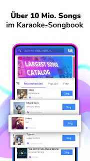 Smule: Sing & Nimm Karaoke auf screenshot 3