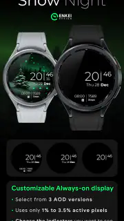 Snow Night - watch face screenshot 3