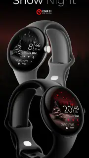 Snow Night - watch face screenshot 5