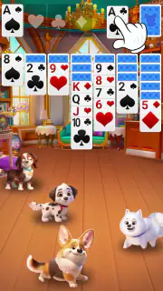 Solitaire: Haustierstadt screenshot 2