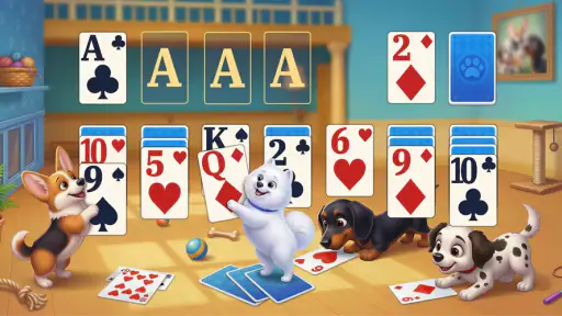 Solitaire: Haustierstadt screenshot 7