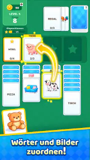 Solitaire Words & Pictures screenshot 1