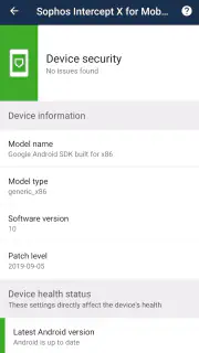 Sophos Intercept X for Mobile screenshot 2