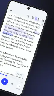 Speechify: KI-Vorlese-App screenshot 2