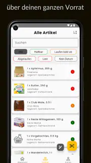 Speisekammer: Vorrat verwalten screenshot 2