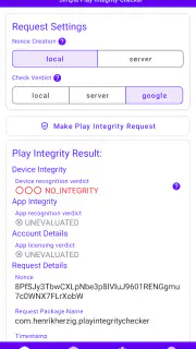 SPIC - Play Integrity Checker screenshot 1