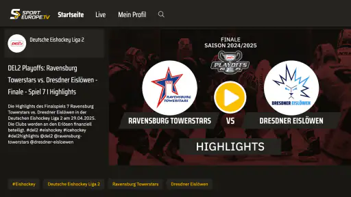 Sporteurope.TV screenshot 2