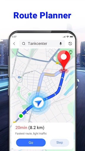 Sprachnavigation: Routenplaner screenshot