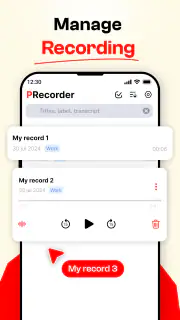 Sprachrekorder & Sprachnotizen screenshot 5