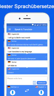 Sprechen und übersetzen screenshot 1