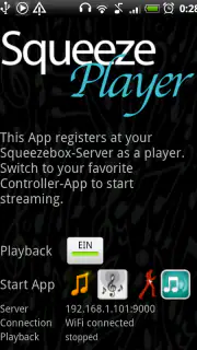 SqueezePlayer screenshot 1