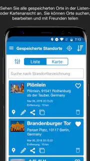 Standort speichern GPS screenshot 3
