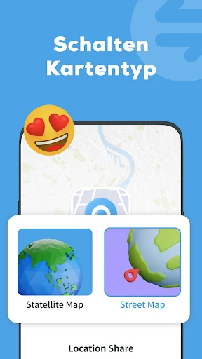 Standortfreigabe screenshot
