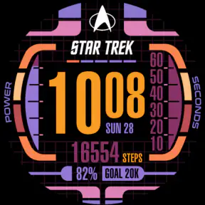 Star Trek LCARS SE Watch Face screenshot 5