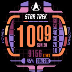 Star Trek LCARS SE Watch Face screenshot 7