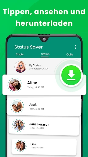 Statusschoner-Status speichern screenshot