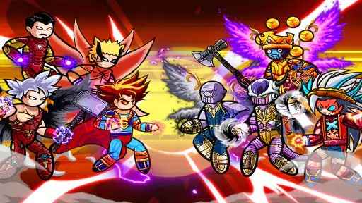 Stick Warrior SuperHero Dragon screenshot 1