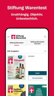 Stiftung Warentest screenshot 1