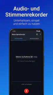 Stimmrekorder Plus screenshot 1