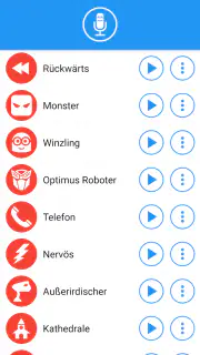 Stimmwandler mit Effekten screenshot 2