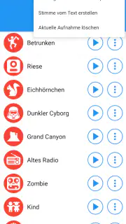 Stimmwandler mit Effekten screenshot 3