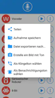 Stimmwandler mit Effekten screenshot 5