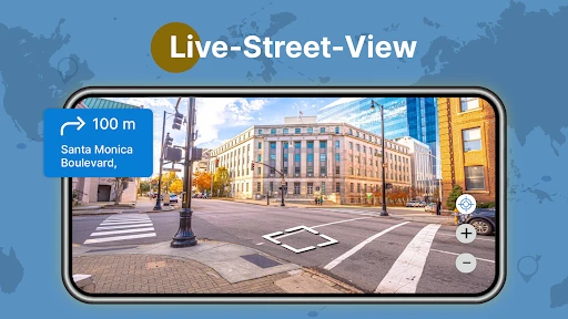Street View Live 3D-GPS-Karte screenshot
