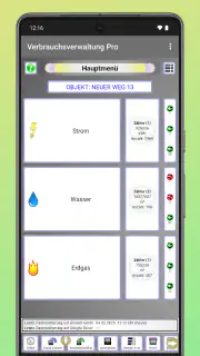 Strom & Zählerverwaltung screenshot 1