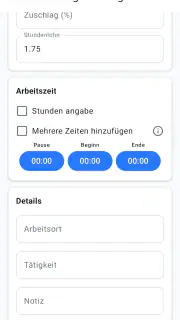 Stundenrechner screenshot 6