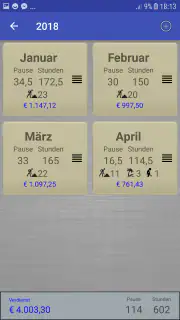 Stundenrechner Pro screenshot 3