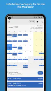 Stundenzettel Zeiterfassung screenshot 1