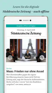 Süddeutsche Zeitung screenshot 1