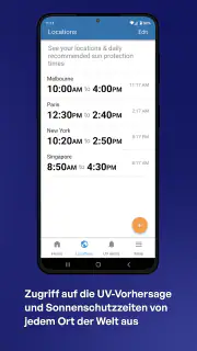 SunSmart Global UV-App screenshot 3