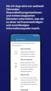 SunSmart Global UV-App screenshot 5
