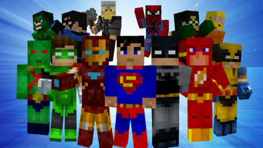 Superheroes mod for Minecraft screenshot