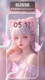 Süße Kawaii Hintergrundbildern screenshot 1