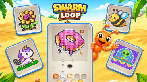 Swarm Loop: Block Rush screenshot 6