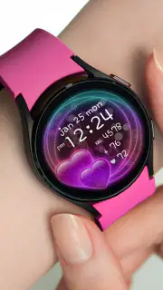Sweet Hearts Watch Face screenshot 2