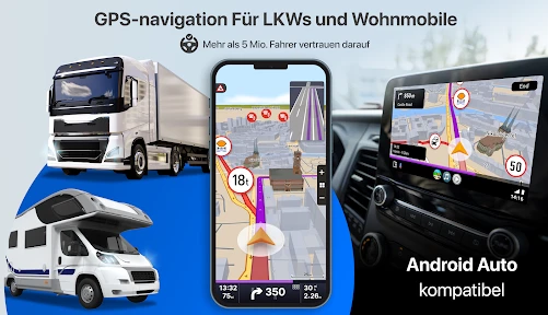 Sygic LKW Wohnmobil Navigation screenshot